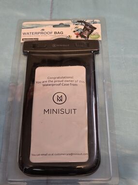 Minisuit Ipx8 20 Meters Necklace Type Waterproof Phone Camera Ect Bag New